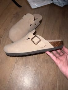 Customer photo review of Mule Confort Suede - Breya