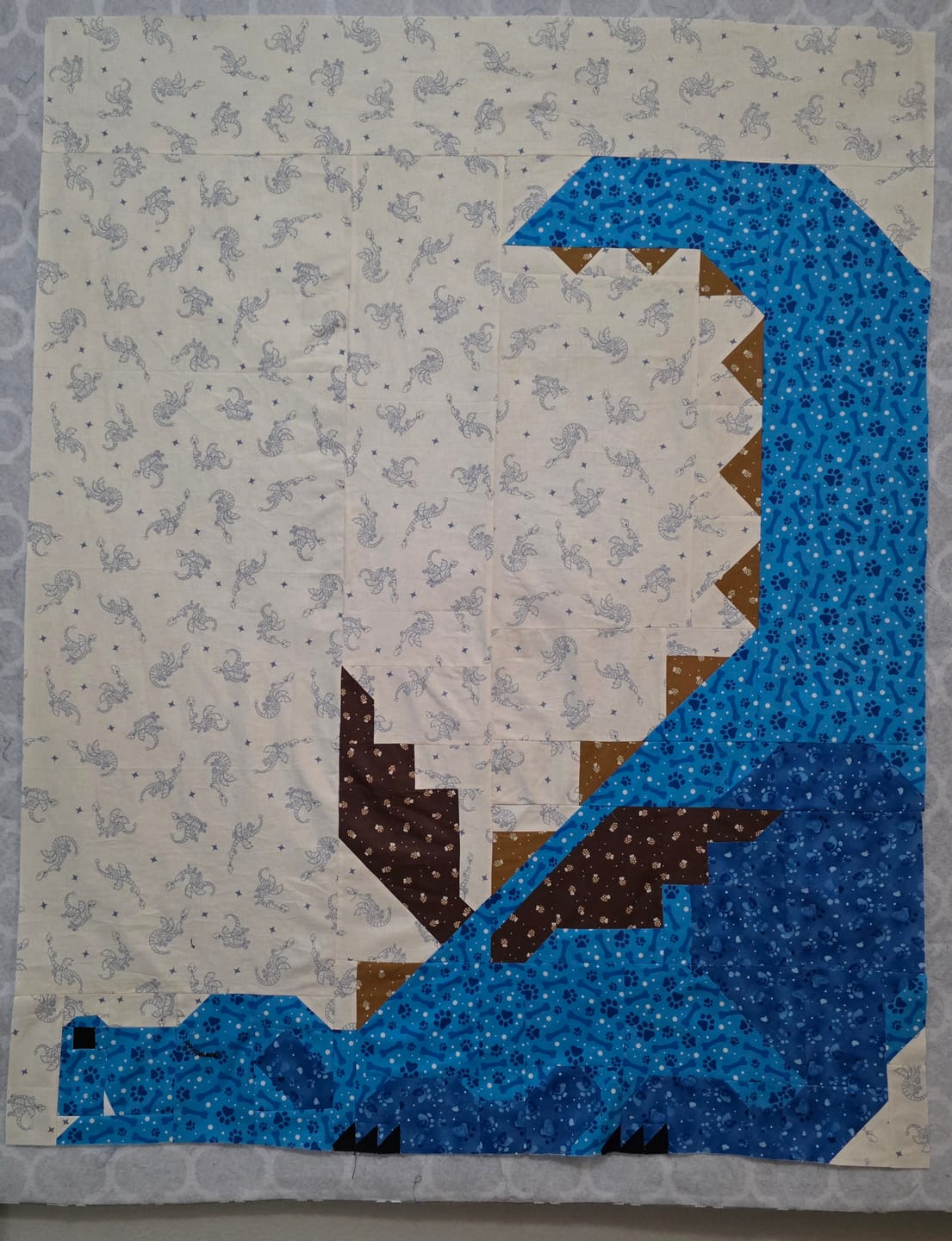 Customer photo review of Dragon Dreams Quilt Pattern