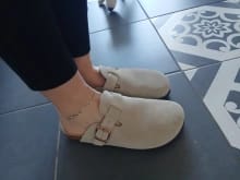 Customer photo review of Mule Confort Suede - Breya