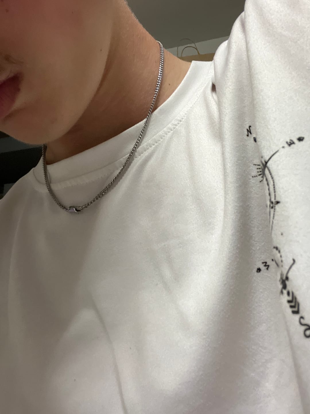 Customer photo review of Cuban Chain 3MM (Silver Plated)