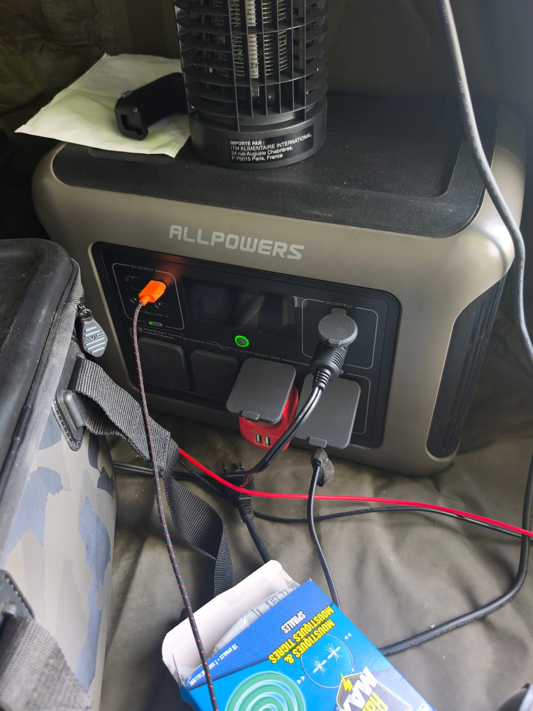 Customer photo review of ALLPOWERS R1500 LITE Station électrique portable 1600W 1056Wh