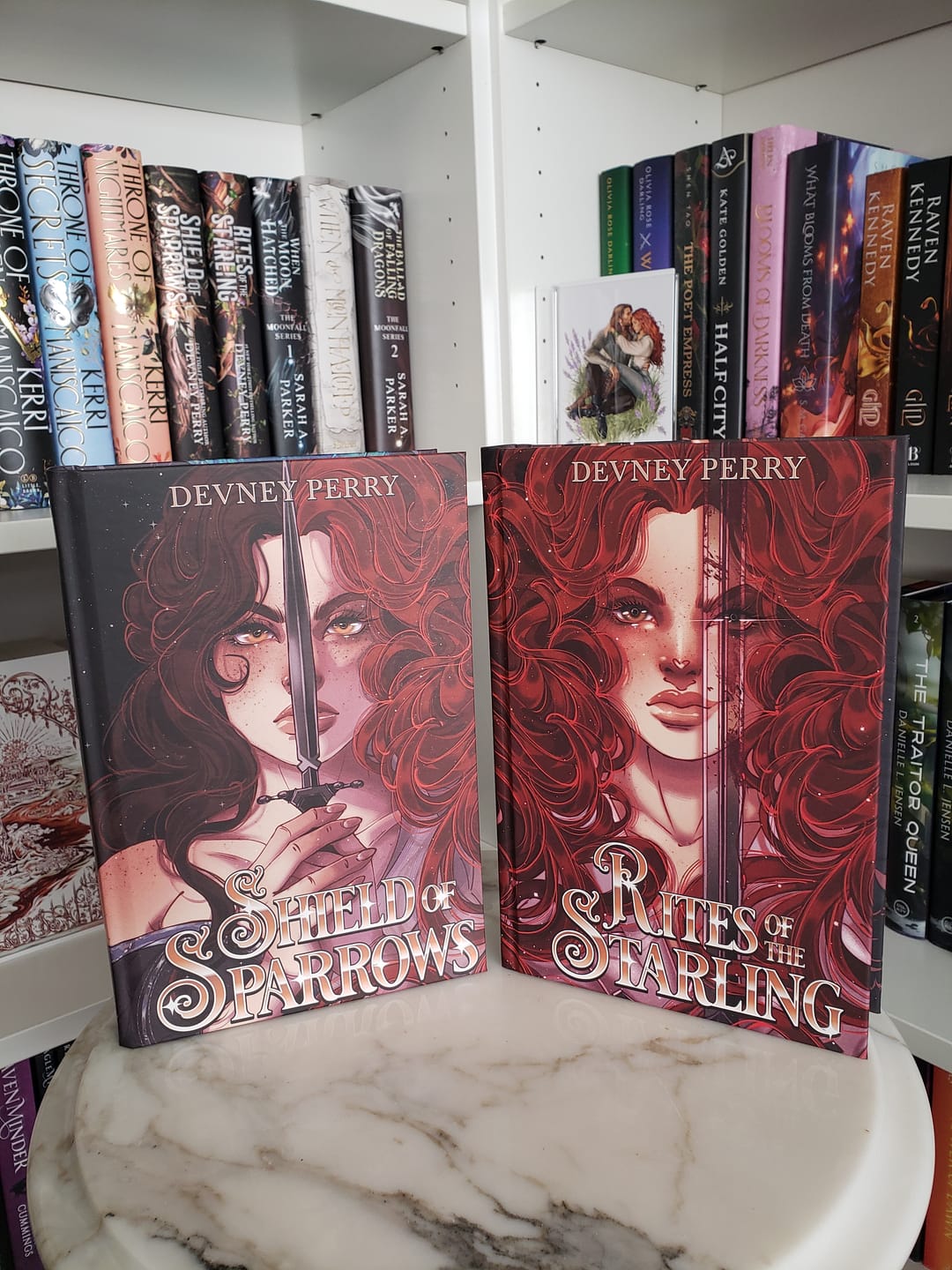 Customer photo review of PS Hardcover SE Rites of the Starling by Devney Perry