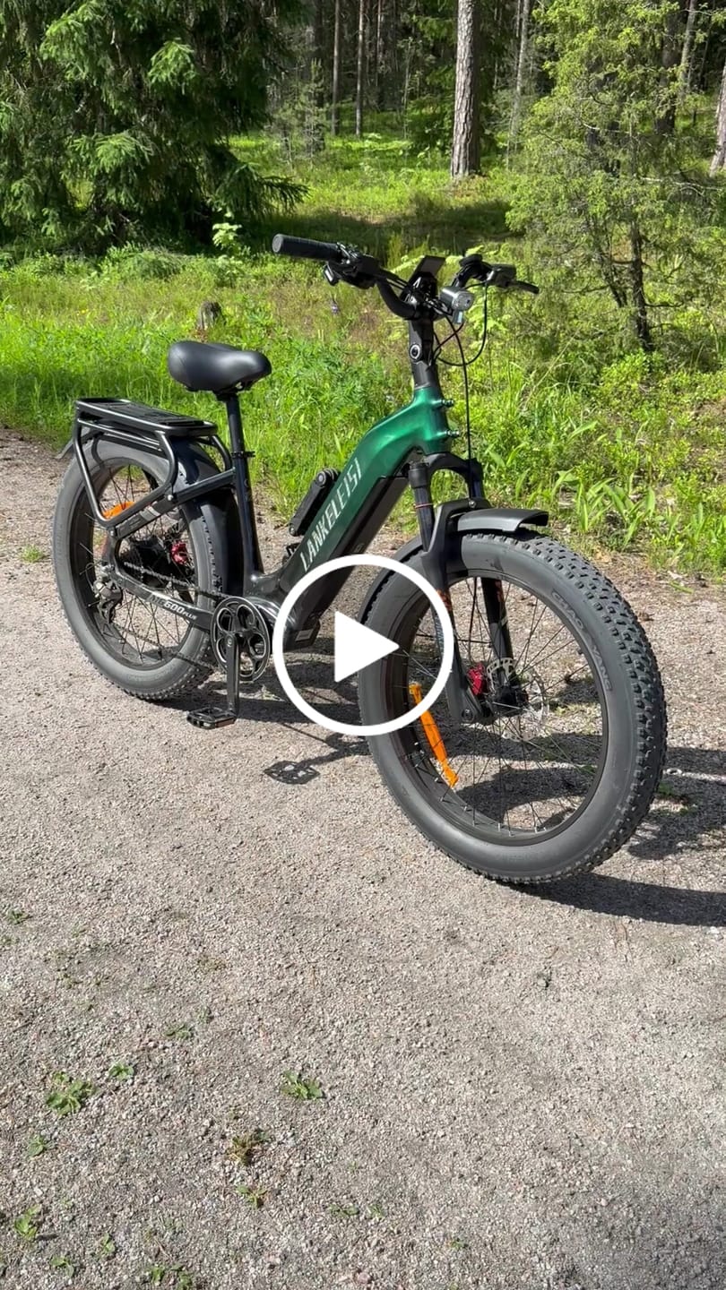 Customer video review of Lankeleisi MG600 Plus 26" Fat Bike 960Wh All Terrain SUV E-Bike with Switchable Sensor 48V 20Ah Battery