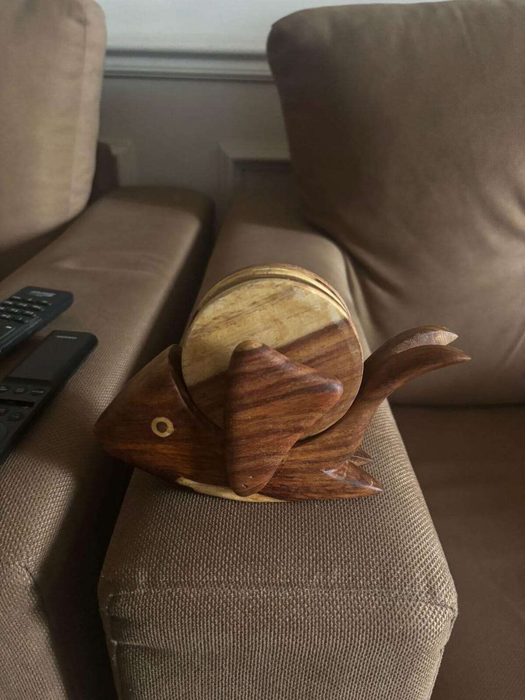 Customer photo review of Fish coaster set