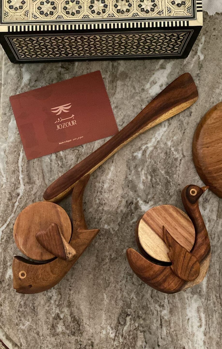 Customer photo review of Fish coaster set