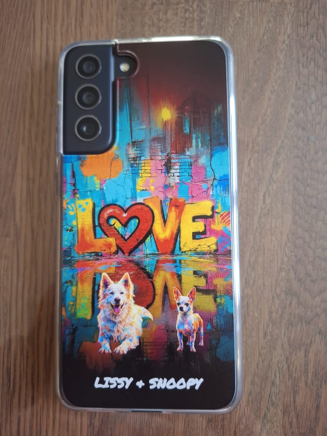 Customer photo review of Personalisierte Handyhülle - Streetart
