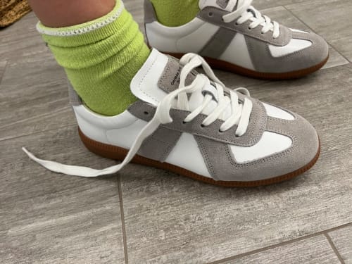 Customer photo review of CARNIVL™ Maden Vintage Gray Military Sneaker
