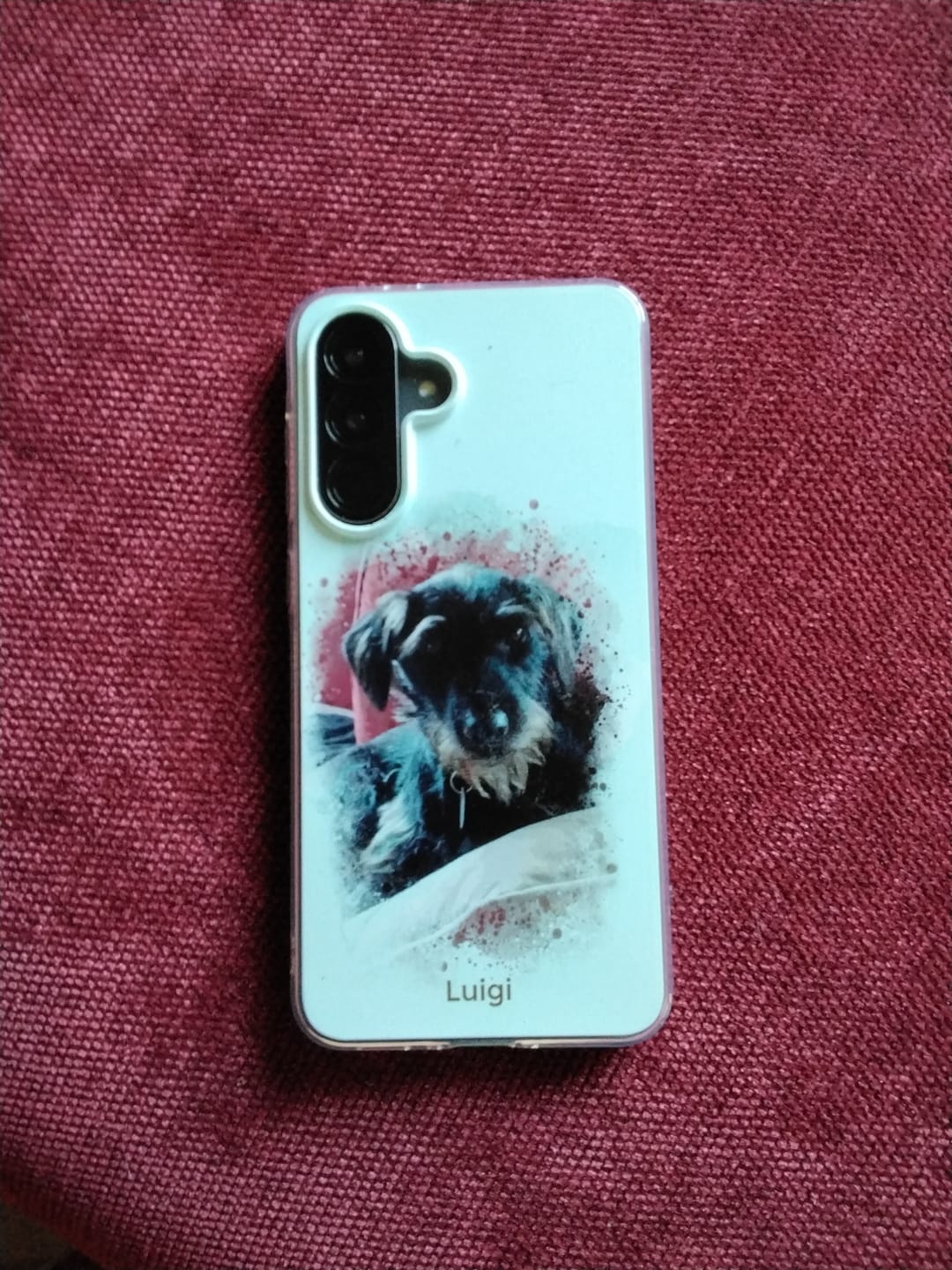 Customer photo review of Personalisierte Handyhülle - Wasserfarben