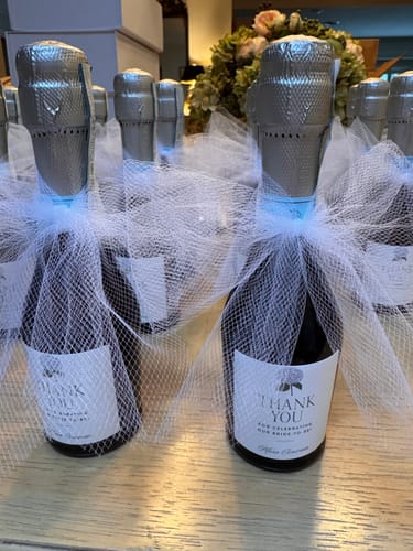 Customer photo review of La Marca Prosecco Mini Bottles