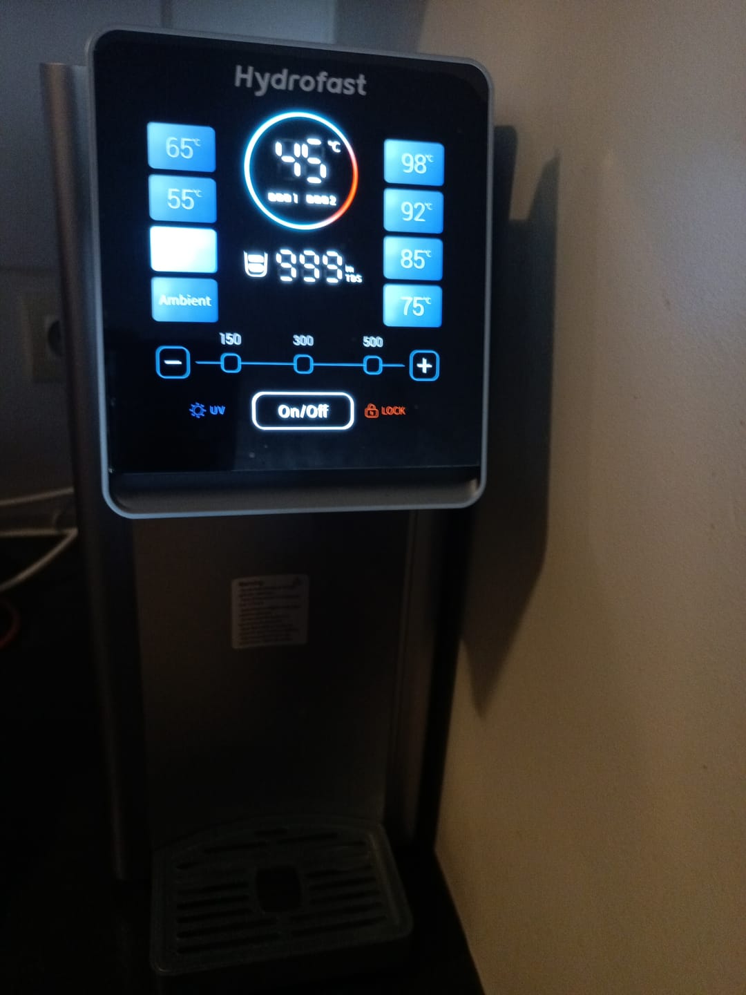 Customer photo review of W100 Household RO Countertop Water Filter