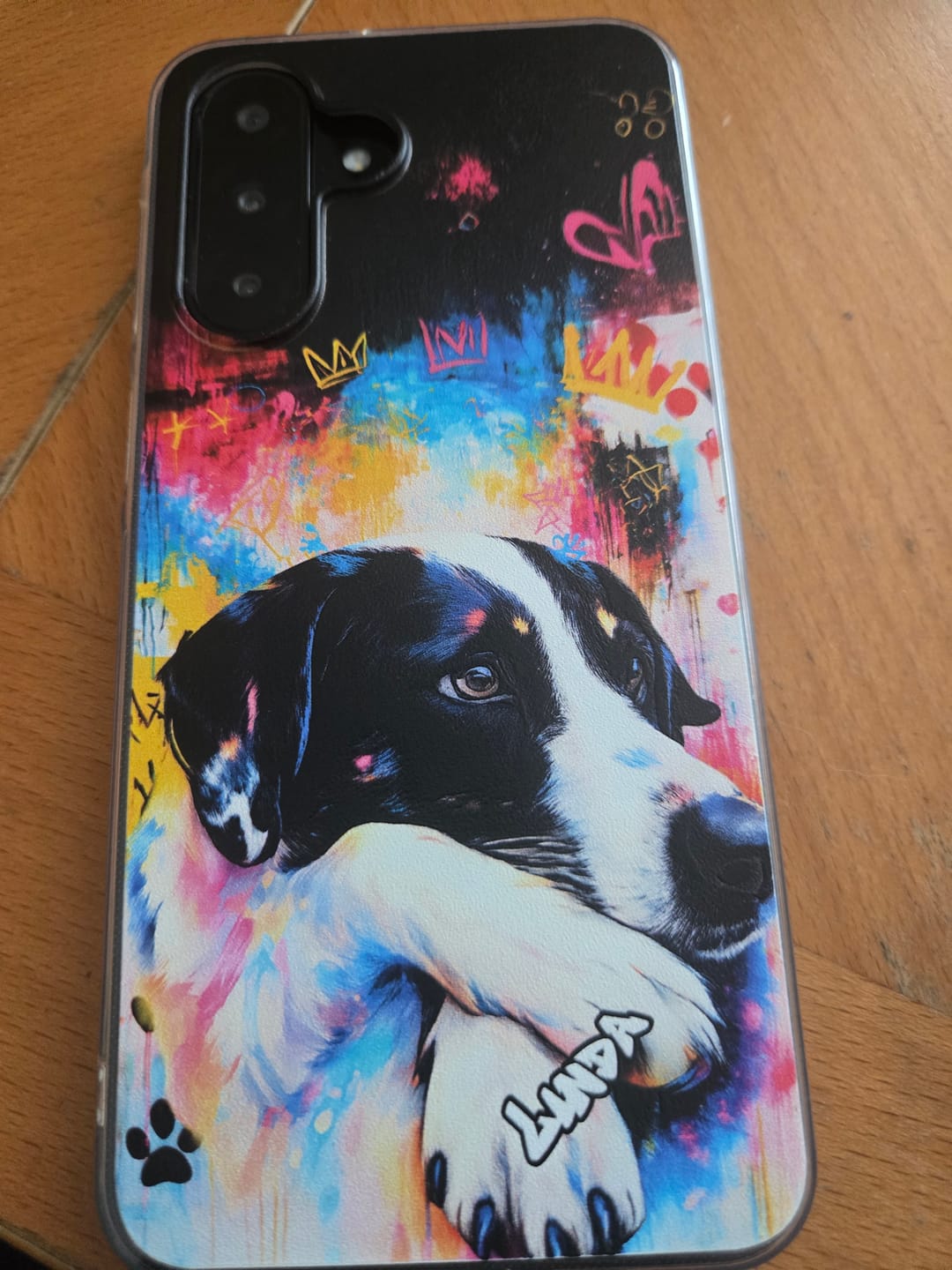 Customer photo review of Personalisierte Handyhülle - Graffiti