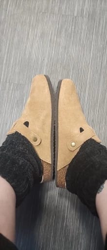 Customer photo review of Mule Confort Suede - Breya
