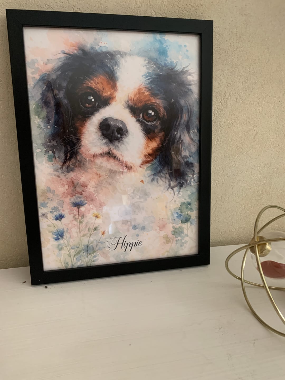 Customer photo review of Aquarelle - Poster personnalisé
