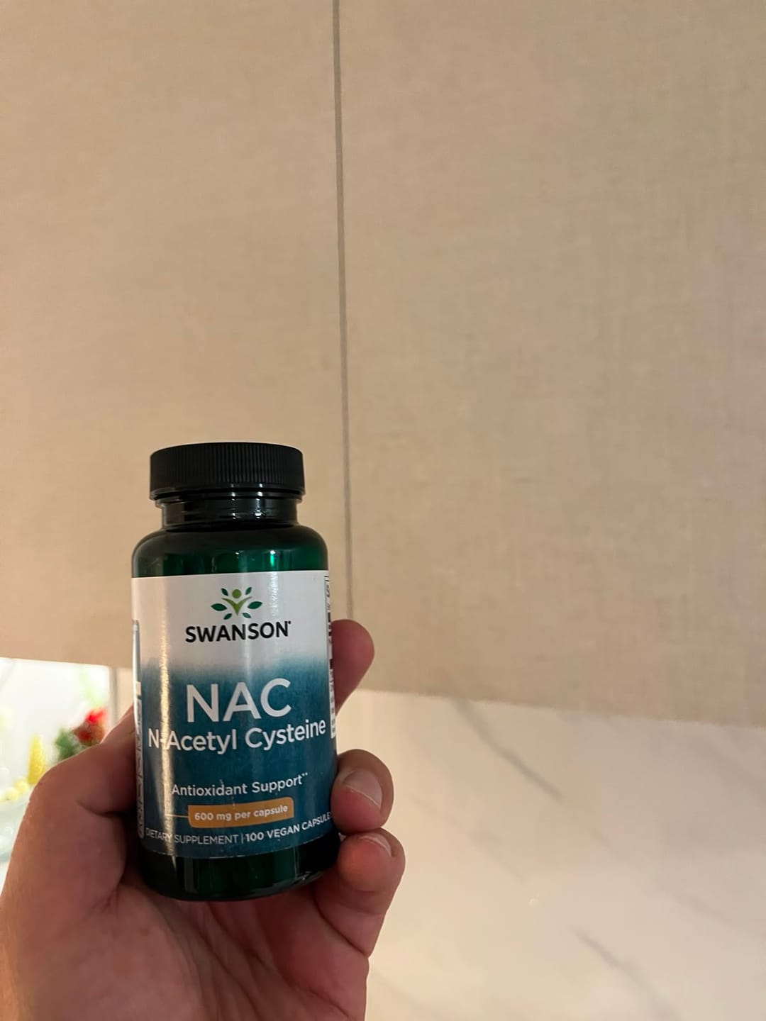 Customer photo review of N-Acetyl Cysteine Nac 600 mg 100 cápsulas