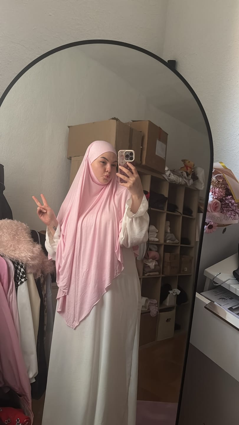 Customer photo review of Premium Jersey Khimar