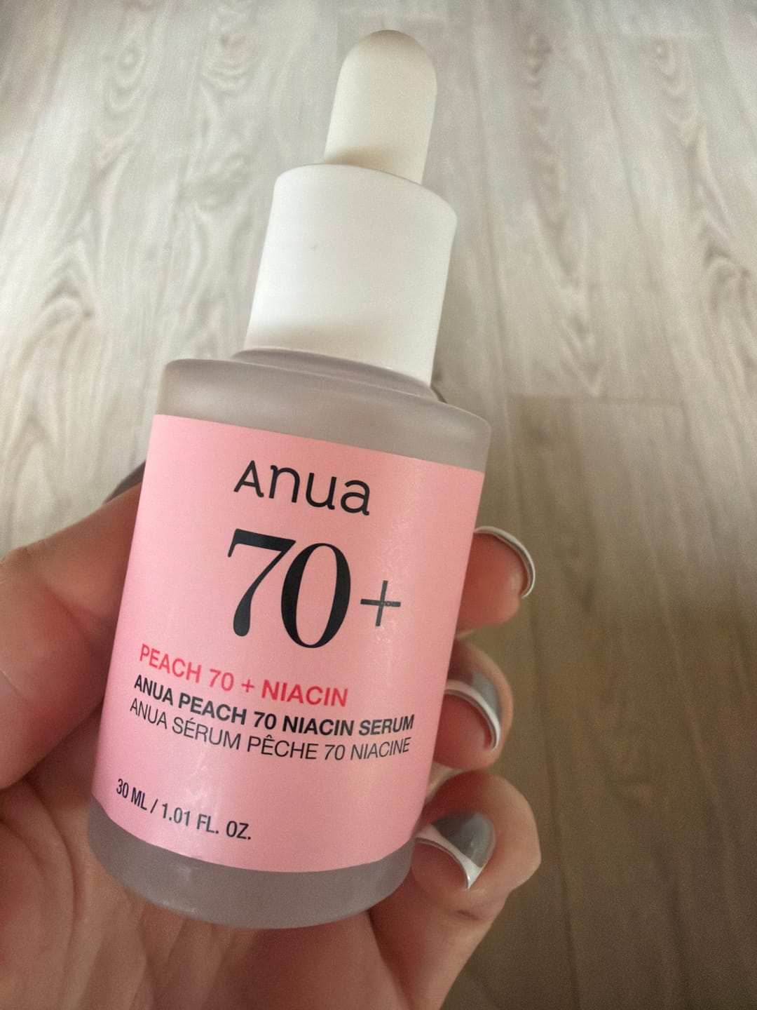 Customer photo review of Serums ar persiku gludai un mirdzošai ādai Anua Peach 70 Niacin Serum