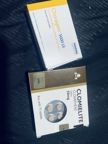 Customer photo review of Paquete Post-ciclo para principiantes o intermedios | Gonadotropina (HCG), & Clomifeno