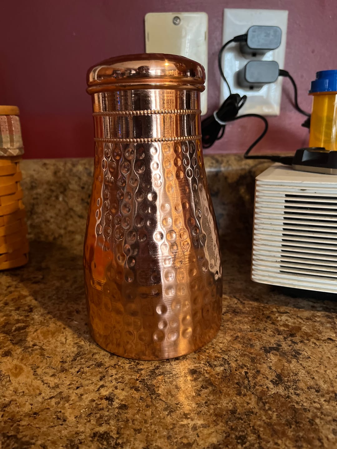 Customer photo review of Himalayan Ayurvedic Bedside Carafe