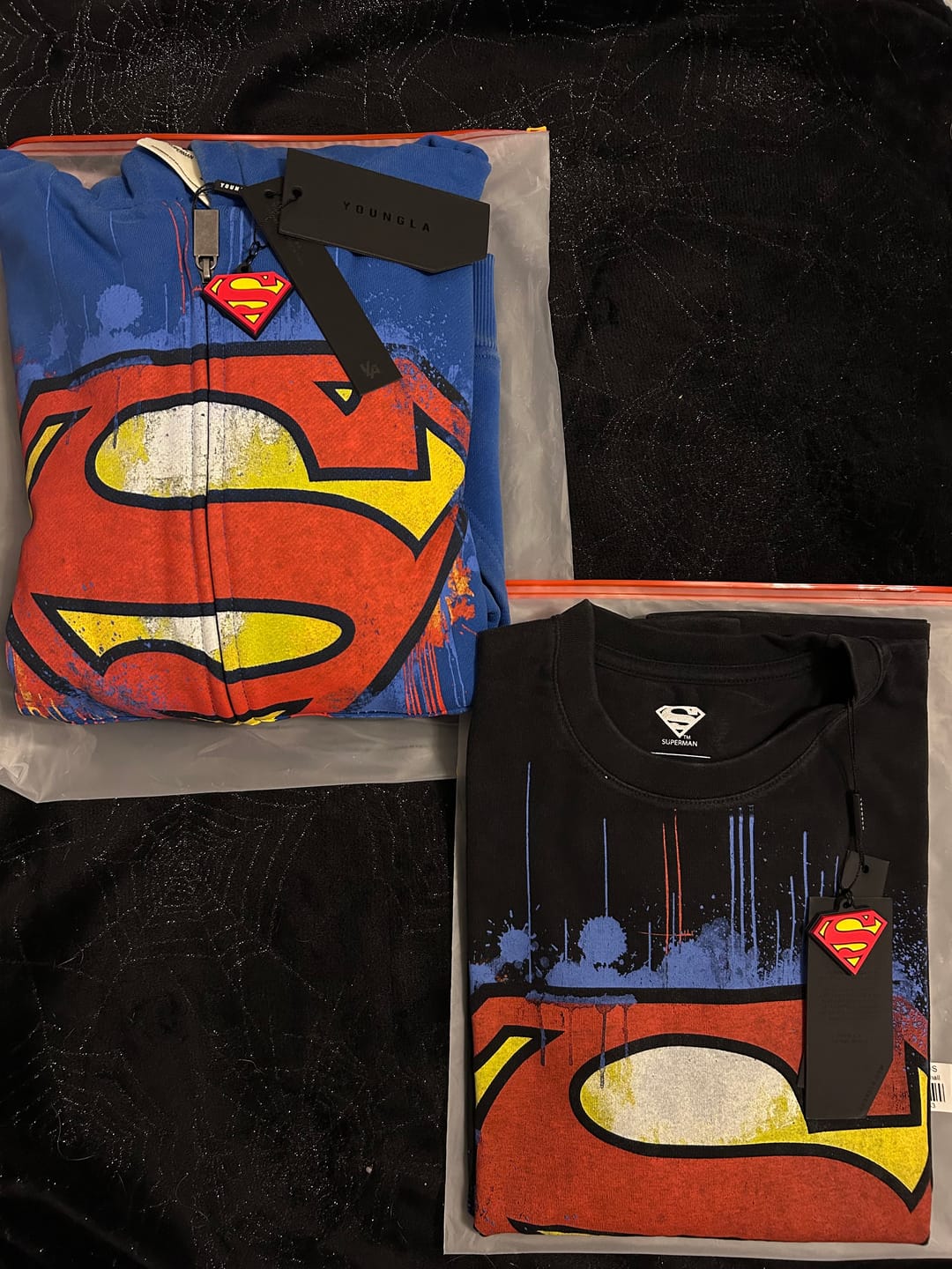 Customer photo review of 4044 - Superman Graphic Tees