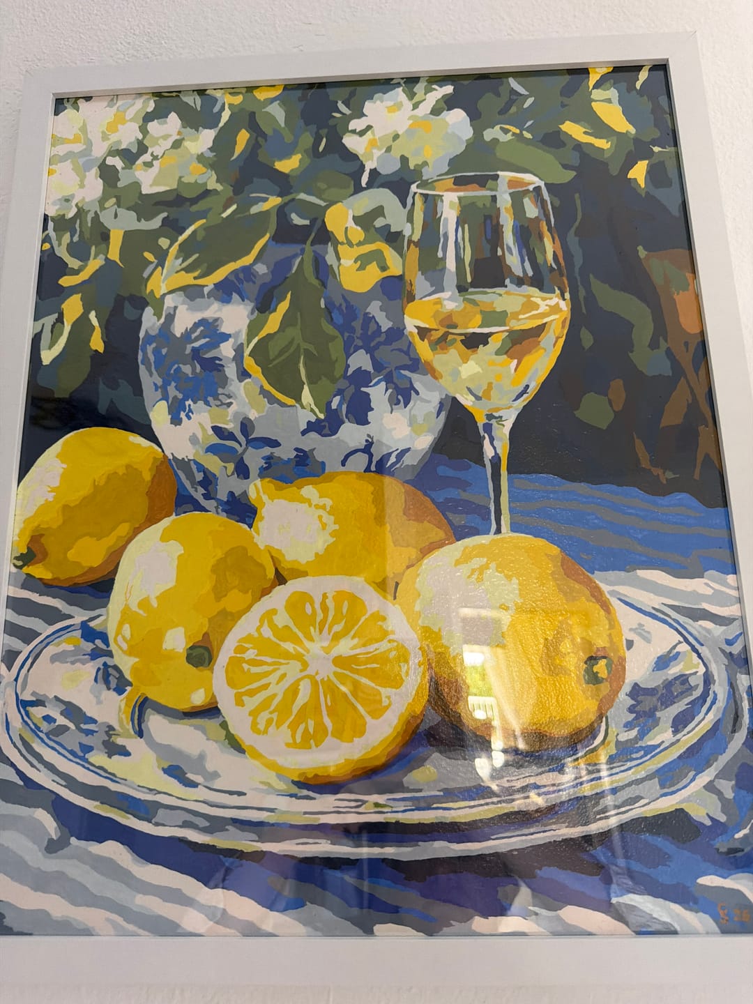 Customer photo review of Malen nach Zahlen - Zitrone und Wein
