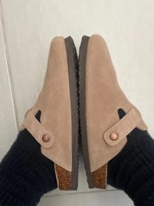 Customer photo review of Mule Confort Suede - Breya