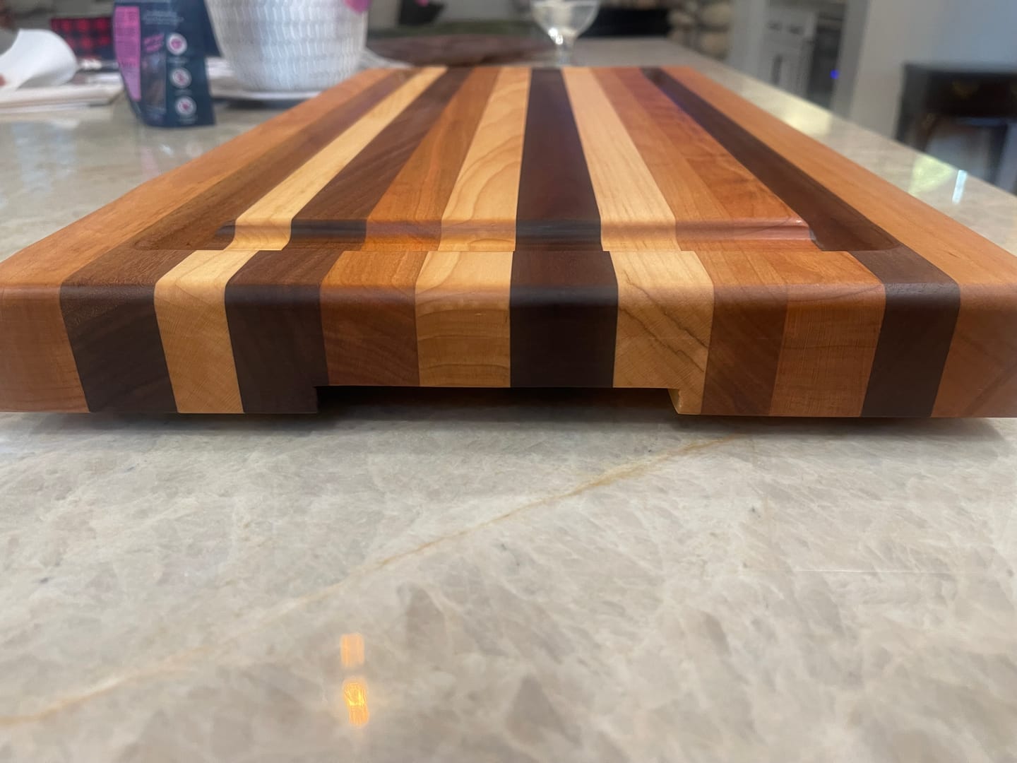 Customer photo review of Cutting Board Bottom Finger Grip Jig
