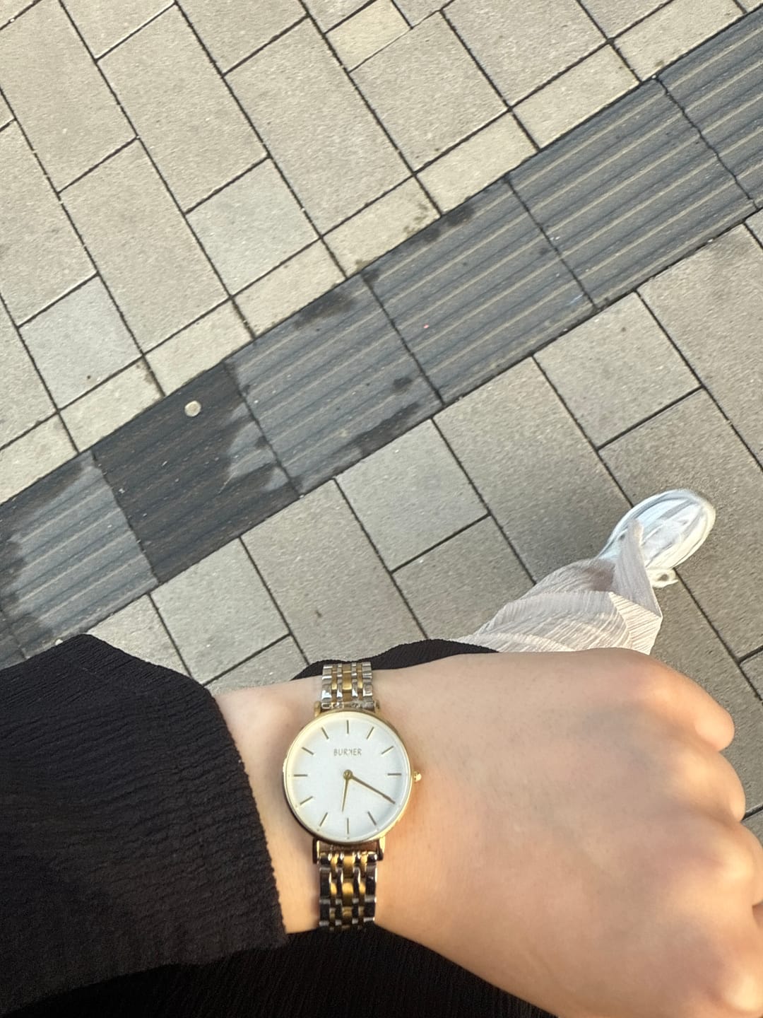 Customer photo review of Ruby Petite Gold Silver