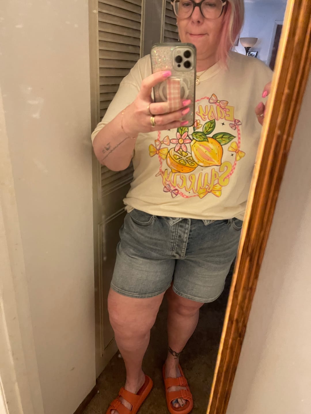 Customer photo review of Easy Peasy Lemon Squeezy Graphic Tee