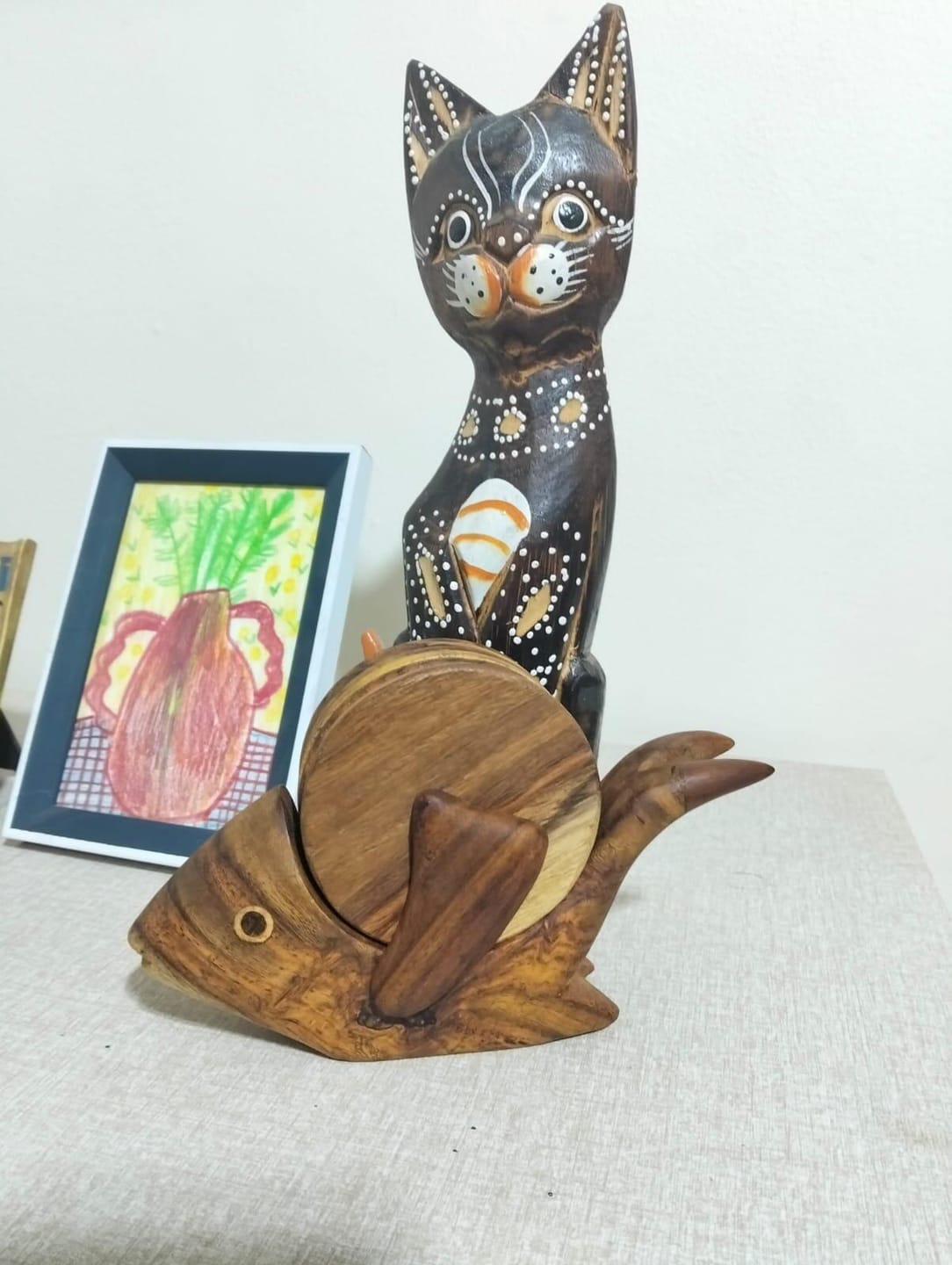 Customer photo review of Fish coaster set