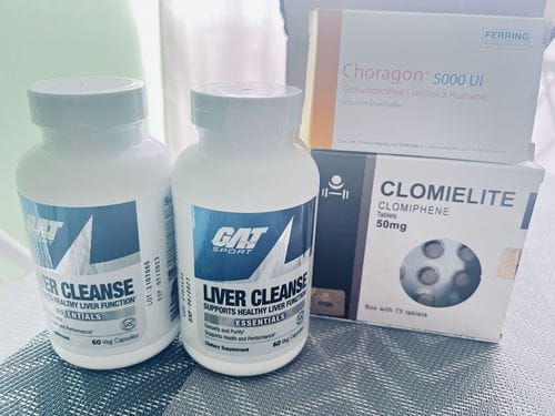 Customer photo review of Paquete Post-ciclo para principiantes o intermedios | Gonadotropina (HCG), & Clomifeno