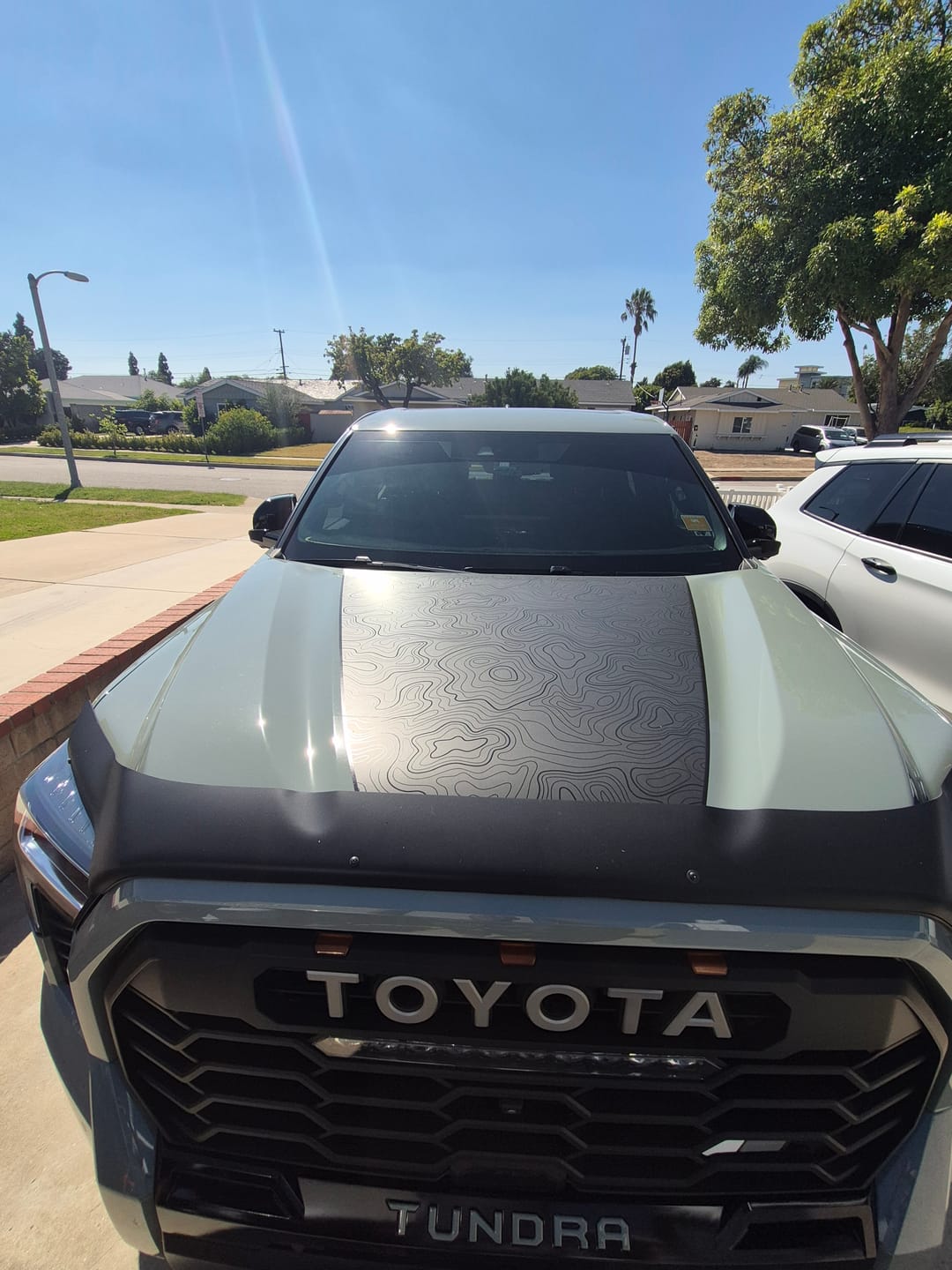 Customer photo review of Hood Graphic | fits Toyota Tundra (2022+)