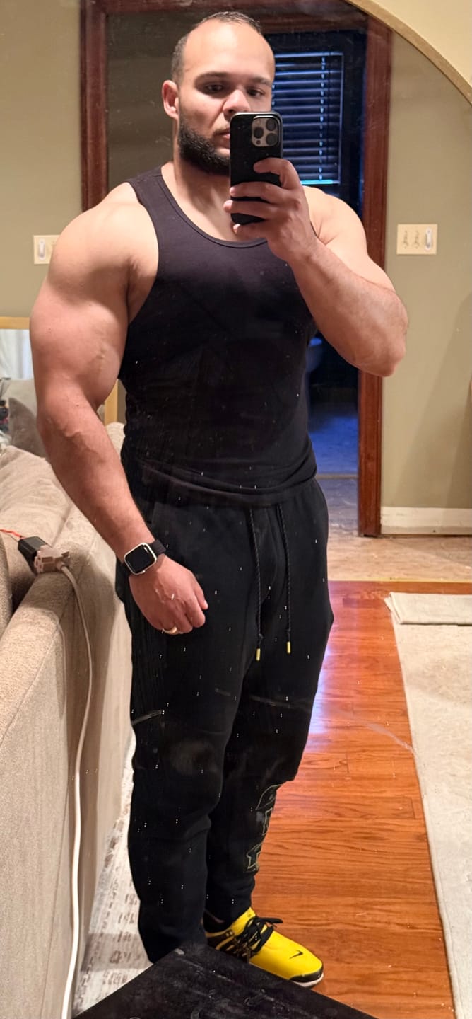 Customer photo review of Premium Ultra-Soft Cotton Fitted Tank 3 Pack
