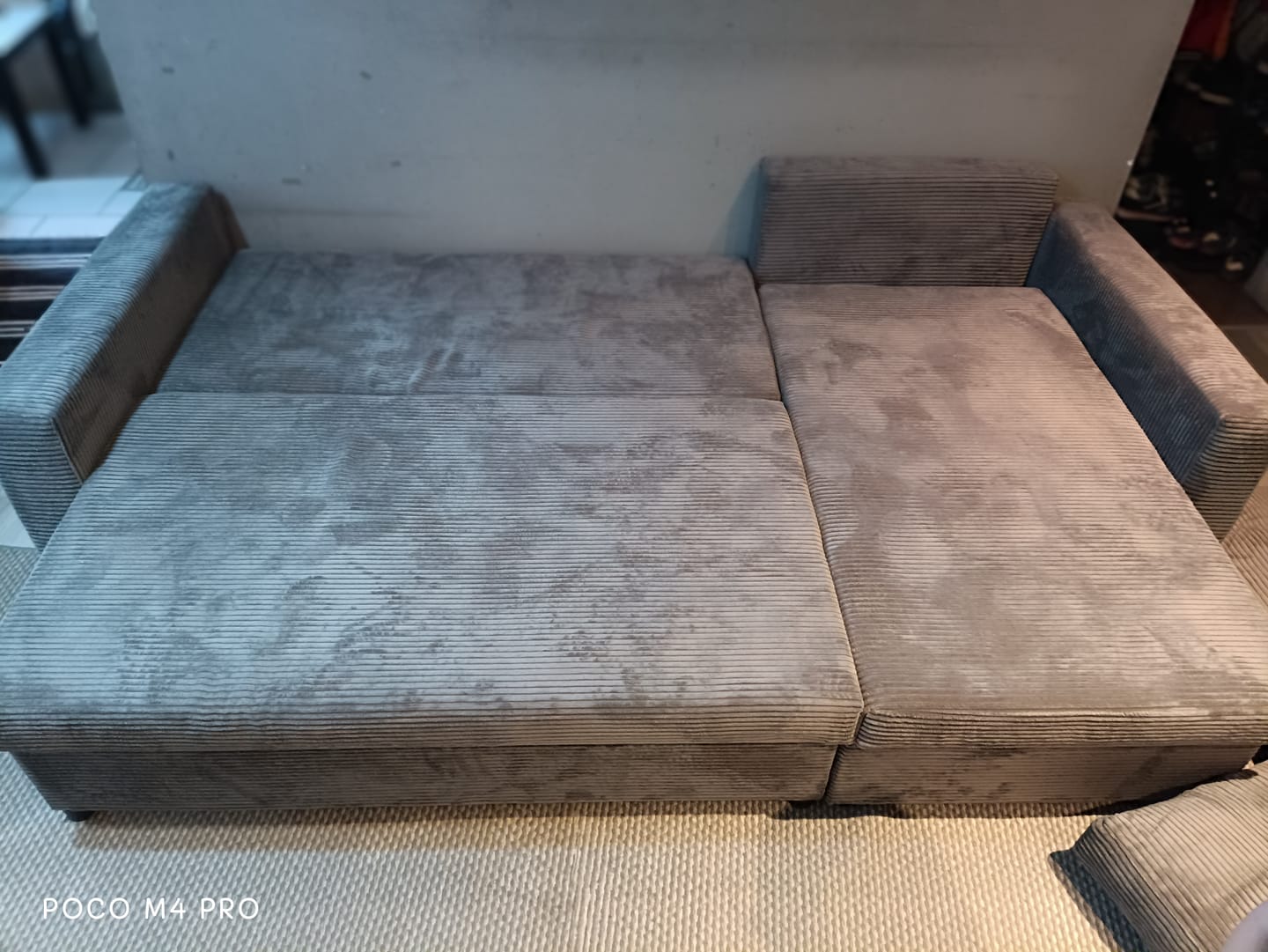Customer photo review of Narożnik NEO BP sztruks