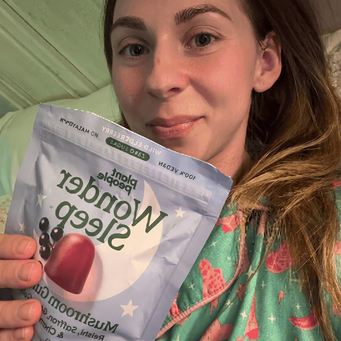 Customer photo review of WonderSleep Gummies