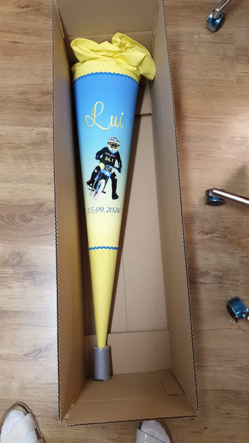 Customer photo review of Individuelle Schultüte – personalisierbar & einzigartig