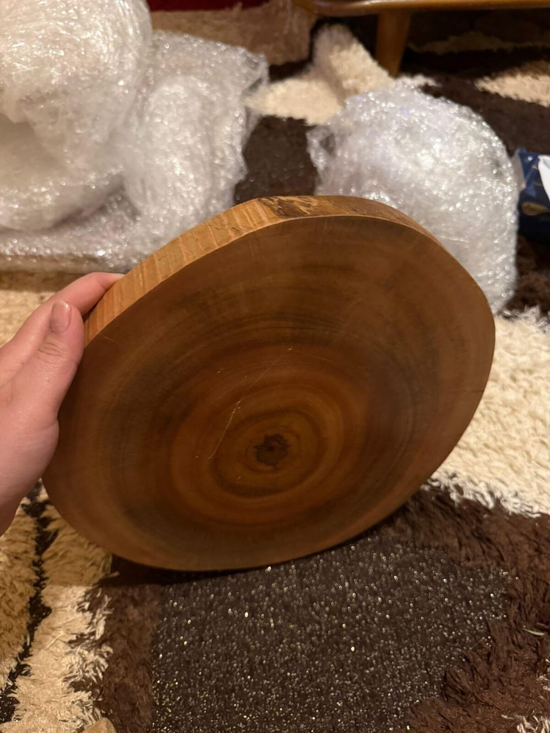 Customer photo review of Natural Cutting Board
