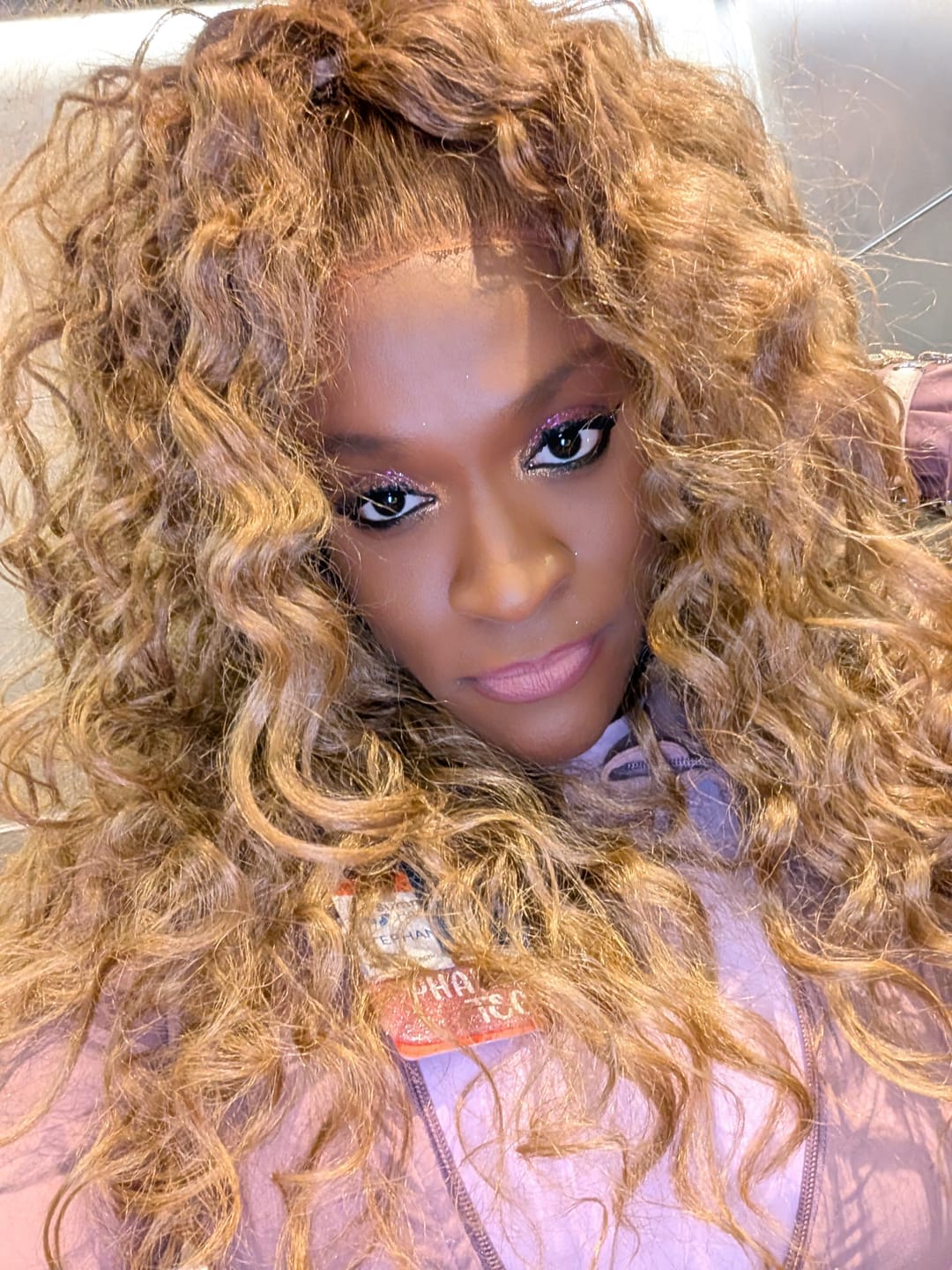 Customer photo review of Sensationnel What Lace Glueless 13x6 HD Lace Front Wig - ZION