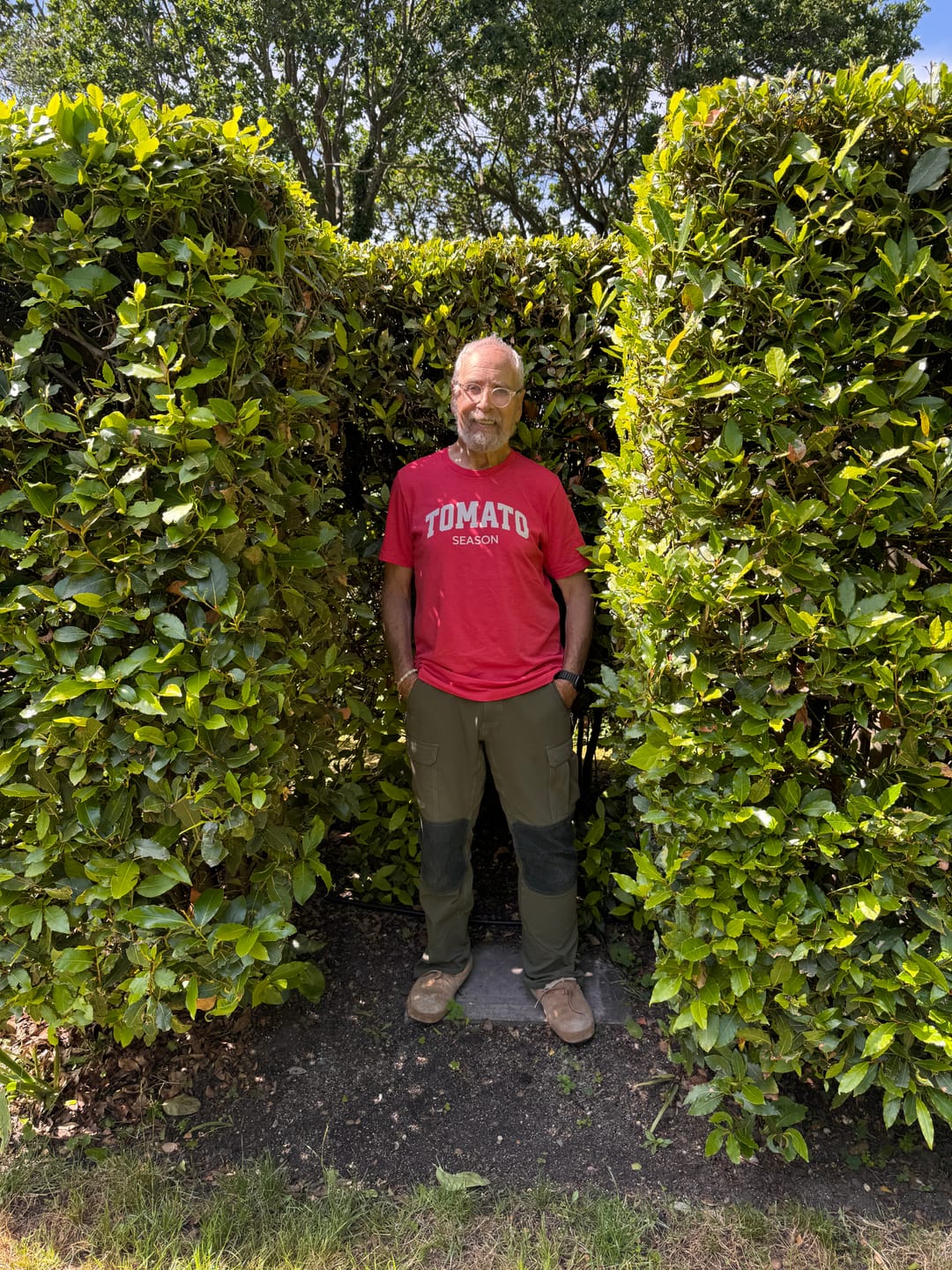 Customer photo review of Tomato Season T-Shirt
