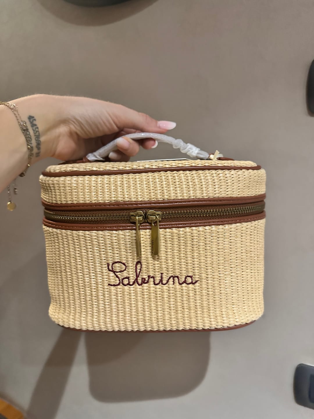Customer photo review of Travel Sisal - Cuoio