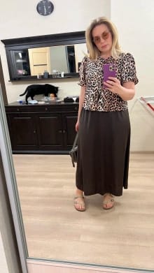 Customer photo review of Mule Confort Suede - Breya