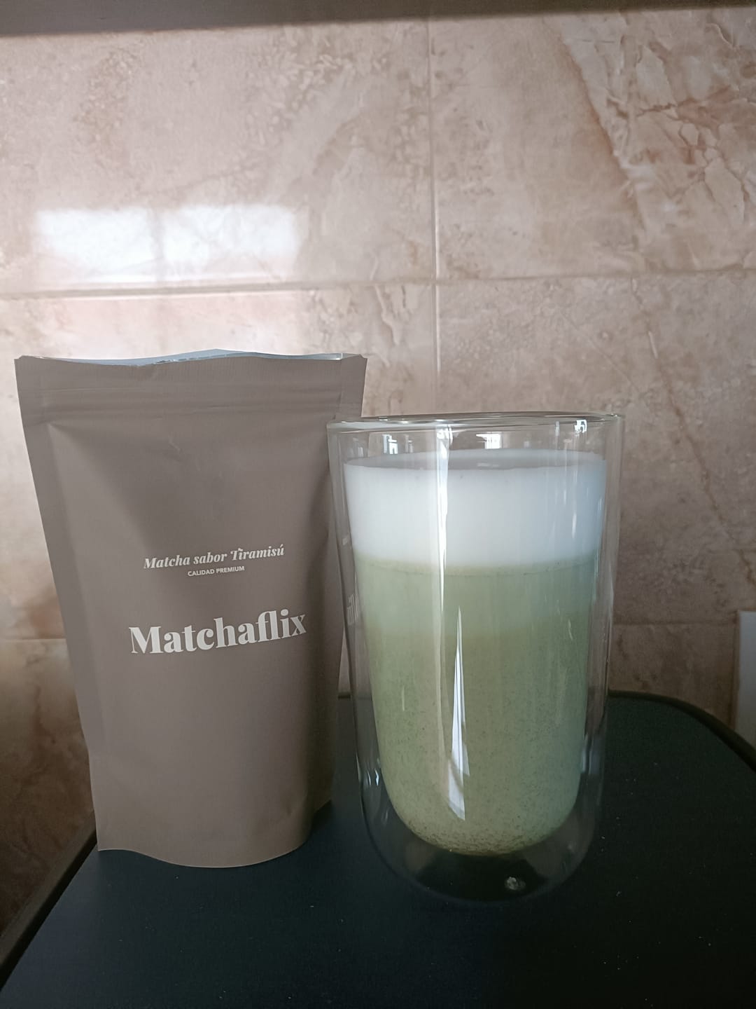 Customer photo review of Té Matcha Premium Tiramisú