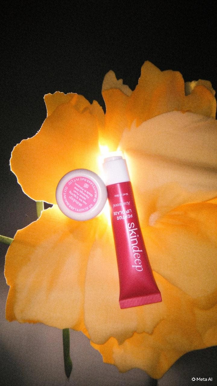 Customer photo review of Lip Glaze+Velvet Flush Duo