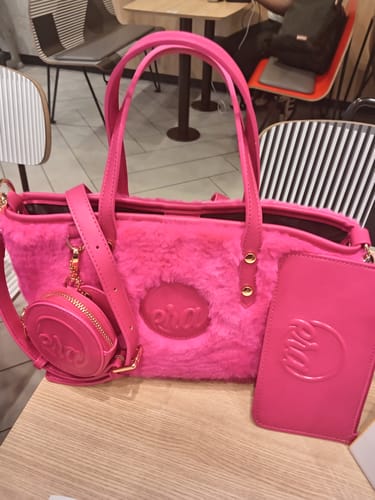 Customer photo review of Pink Mini Tote (Furry-tale Edition)