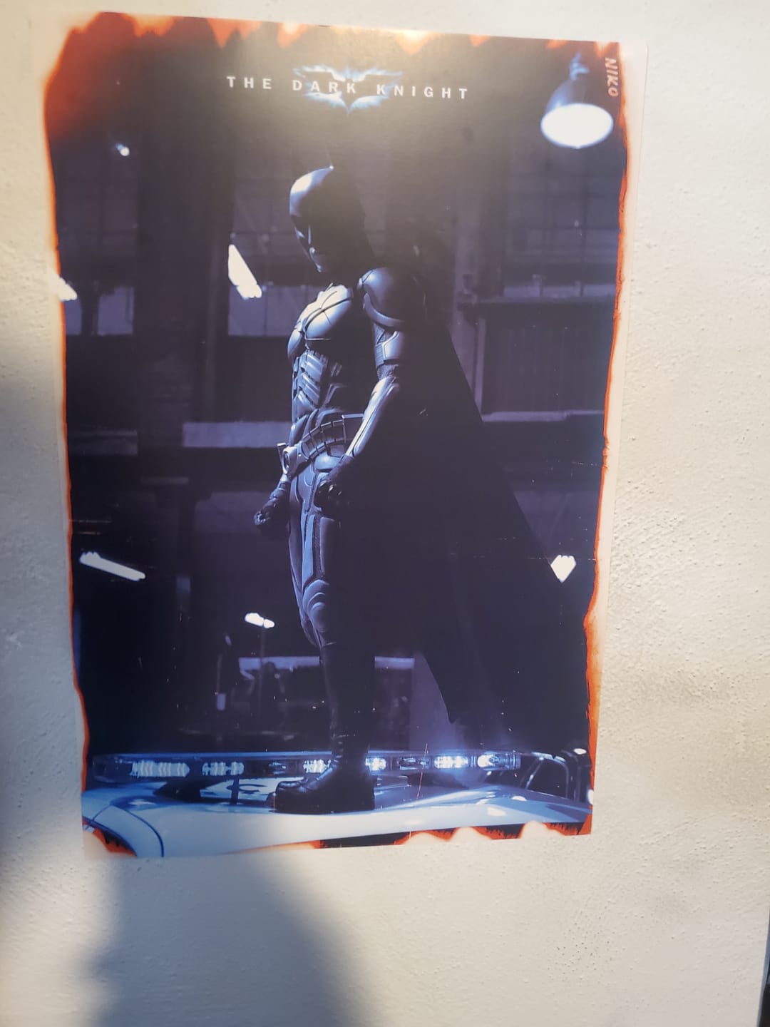 Customer photo review of The Dark Knight 'Dented' Poster