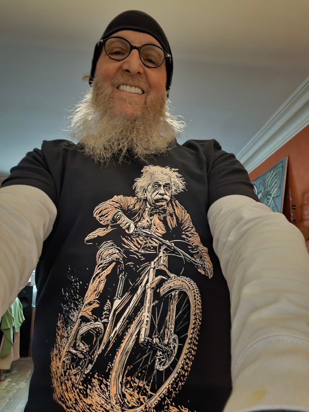 Customer photo review of Einstein Mountain 66 T-Shirt