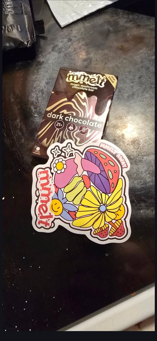 Customer photo review of Mushroom Chocolates