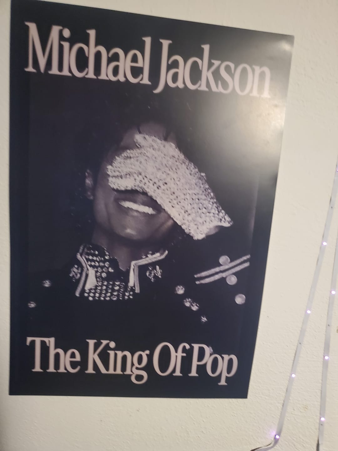 Customer photo review of Michael Jackson 'King Of Pop' Poster