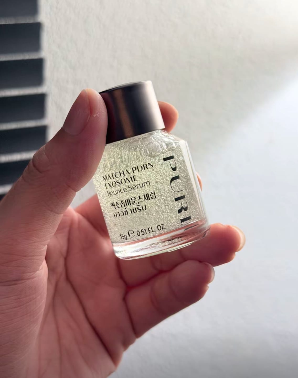Customer photo review of [Duo Matcha PDRN] เอสเซนส์ผิวแข็งแรง และ เซรั่มผิวบาวซ์ Uji Matcha PDRN Essence + Matcha PDRN Exosome Bounce Serum