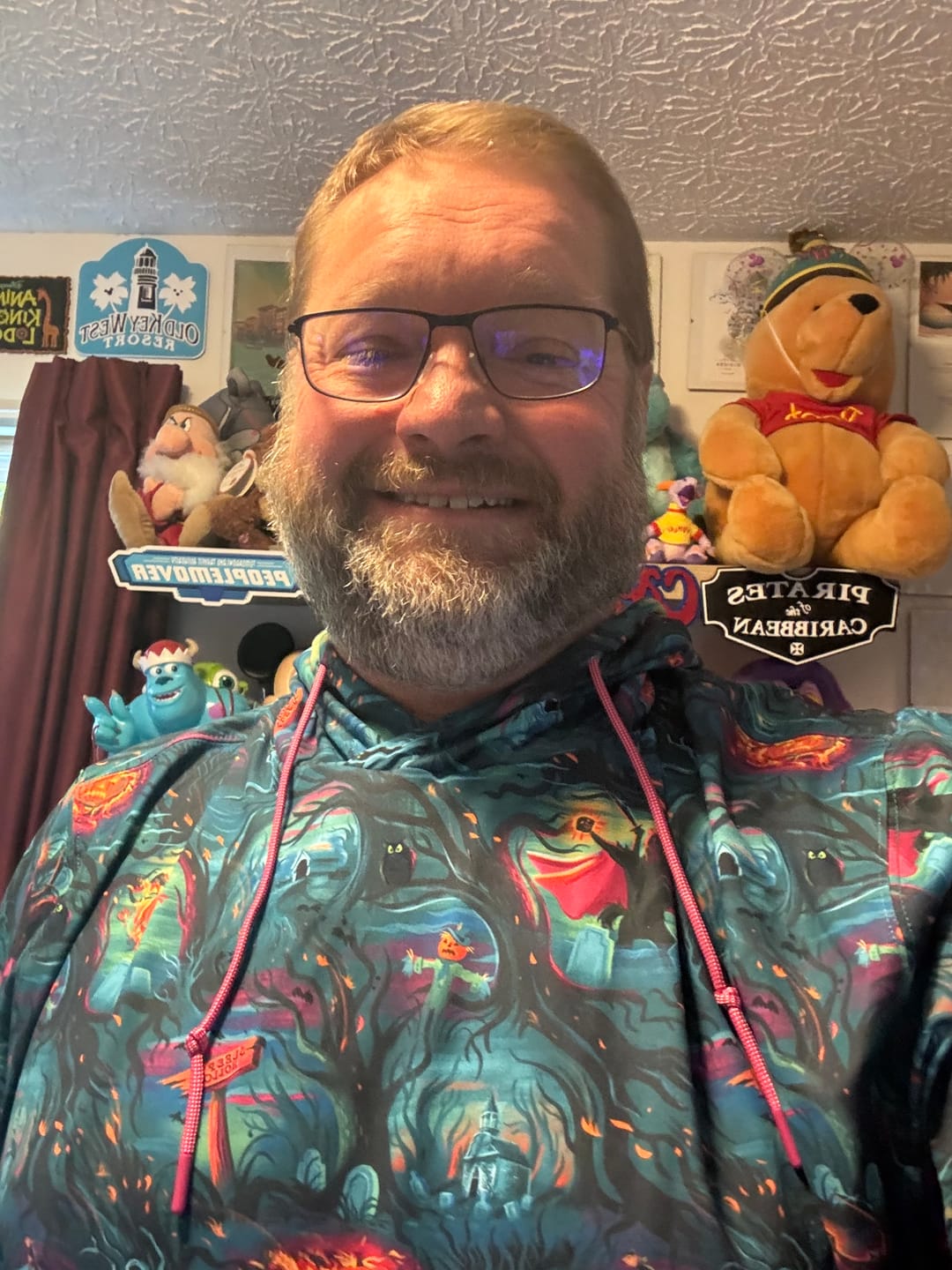 Customer photo review of Disney "Headless Havoc" – Performance Hoodie