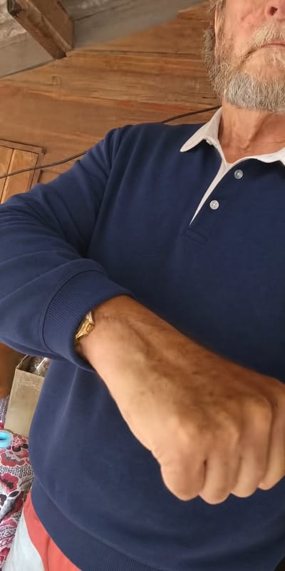 Customer photo review of Old Money Essential Polo Shirt - Cross & Crown